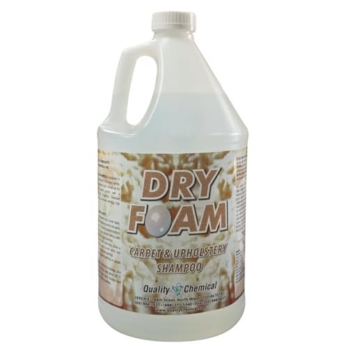 Quality Chemical Dry Foam - Premium Carpet Shampoo - Industrial Strength Dry & Wet Cleaner for Stains, Soil Removal, Leaves Fresh Scent Dry Carpet Shampoo (Pack of 1)