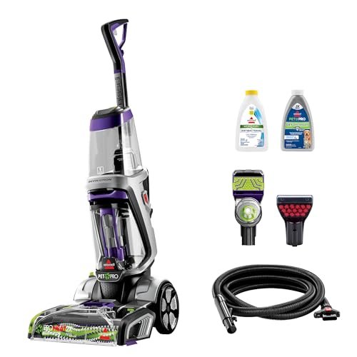 BISSELL ProHeat 2X Revolution Pet Pro Plus, 3588F, Upright Deep Cleaner, 30-minute Dry Time, Dual Dirt Lifter Powerbrush, Hose & Tool Attachment, Pet Upholstery and Tough Stain Tool Included
