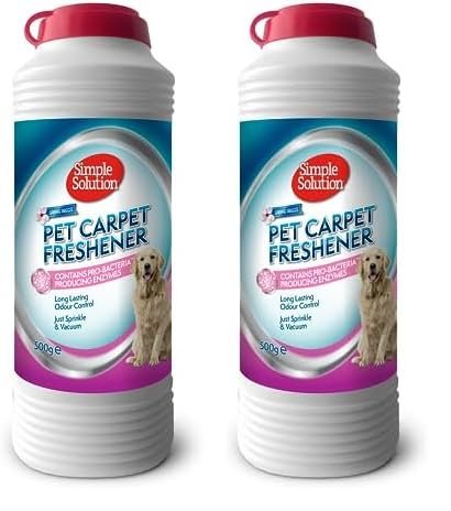 Simple Solution Freshener per Tappeti per Animali Domestici con Granuli di Pulizia Enzimatici (Confezione da 2)