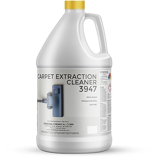 CarpetGeneral Carpet Extraction Cleaner - Water-Based Professional Deep Clean Carpet Cleaner Solution for Machine - Heavy Duty Stain Remover, Pet-Friendly, Ideal for Residential & Commercial Use